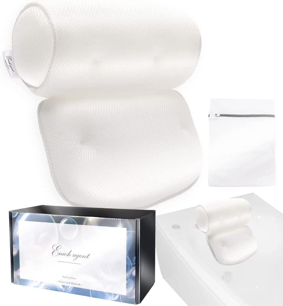 by Enich Agent Bath 3D Ventilation Fully Includes Laundry Suction Hook [Posted anan] Pillow, Mesh, Washable, Net, Cup, (M)