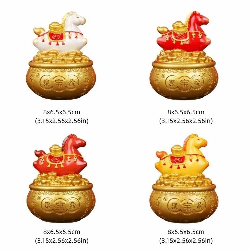 Chinese Style Zodiac Horse Figurines Table Decoration Horse Figures Ornament  Table Desk