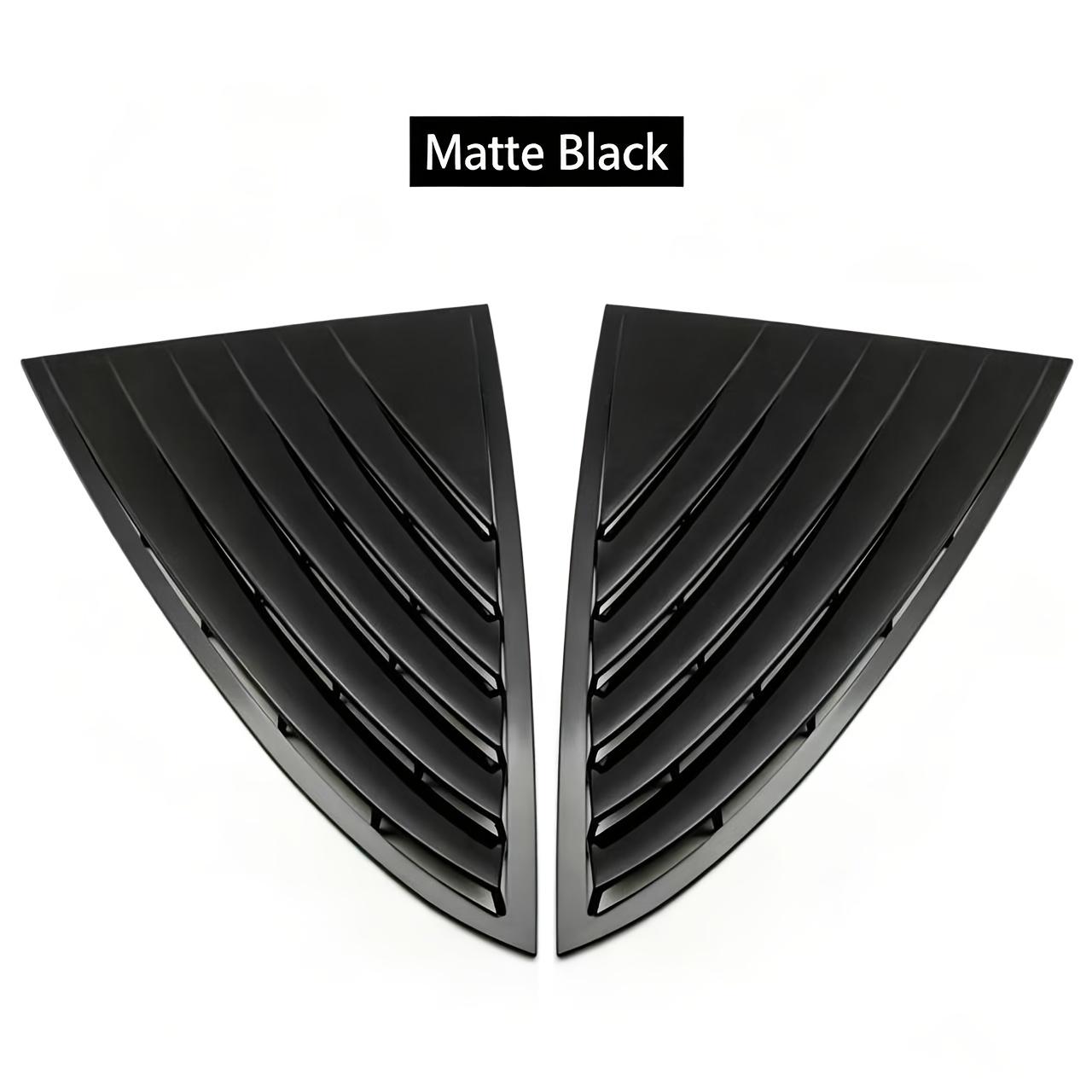 for Tesla Model 3 Rear Side Window Louver Trim Cover 2019 Model ABS Black Carbon Fiber Pattern Triangular Window Vent Sporty Exterior Modification матовый черный