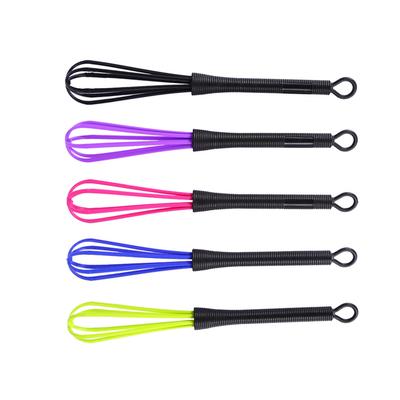 5PCS Plastic Salon Barber Hairdressing Hair Color Dye Cream Whisk Kitchen Balloon Mixer Tool