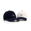 Color blocked Puppy Embroidered Hat Women's White Summer Sun Protection Baseball Hat Men's Hat Wash