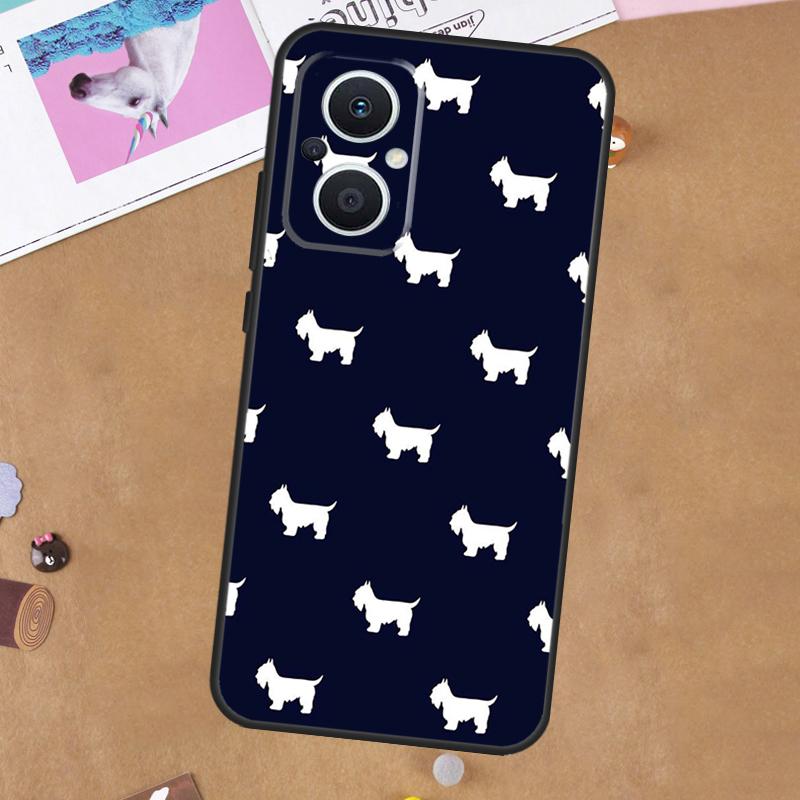 Schnauzer Puppy Dog For OPPO Reno 11F 12F 13F 14F 10 11 12 13 14 Pro 7 8 Lite 8T OPPO Find X5 X6 X8 X9 Pro Case