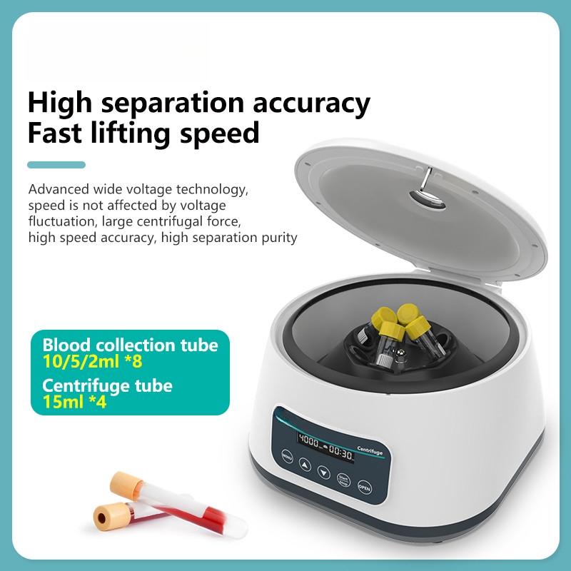 500-4000/5000RPM High Separation Accuracy Plasma Centrifuge Laboratory Digital Display PRP Centrifuge Machine