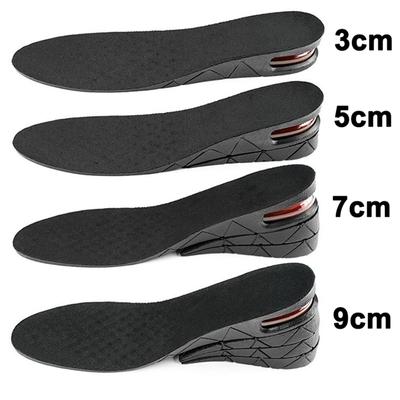Zvýšenie výšky vložky Air Shoe Cushion Lift Vložka Muži Ženy 3-9 cm Neviditeľná Variabilná stielka Nastaviteľný strih Vyššia oporná podložka