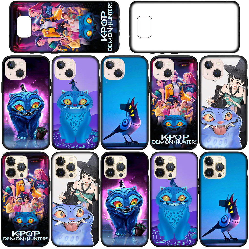 Für Samsung Galaxy S25 S24 S23 iPhone 17 16 15 Xiaomi Redmi Note 14 13 12 Plus Pro Max Handyhülle Tiger KPop Mira Dämonen Rumi Jäger Zoey OPPO Huawei