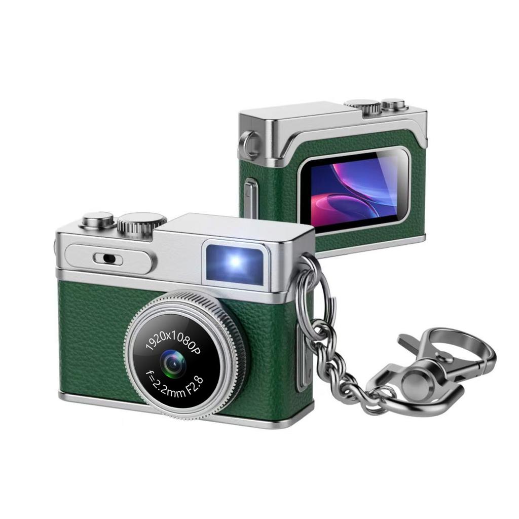 Magecam Retro digitální fotoaparát 1080P Videorekordér LED přisvětlení 0,96palcový IPS displej Přenosný Mini digitální fotoaparát