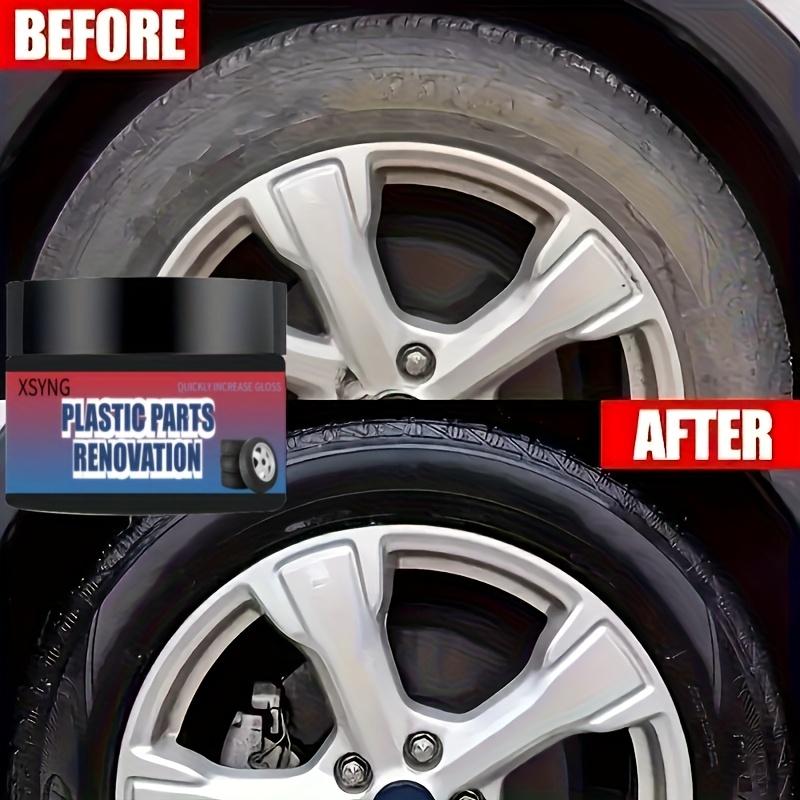 Suitable for various colors of car interiors and tire care, long-lasting care repair wax, plastic parts repair rubber strip repair, and scratch repair