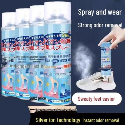 Schuh- und Schuhschrank Geruchsentferner Spray - Neutralisiert unangenehme Gerüche in Schuhen, Socken, Turnschuhen und Schränken.