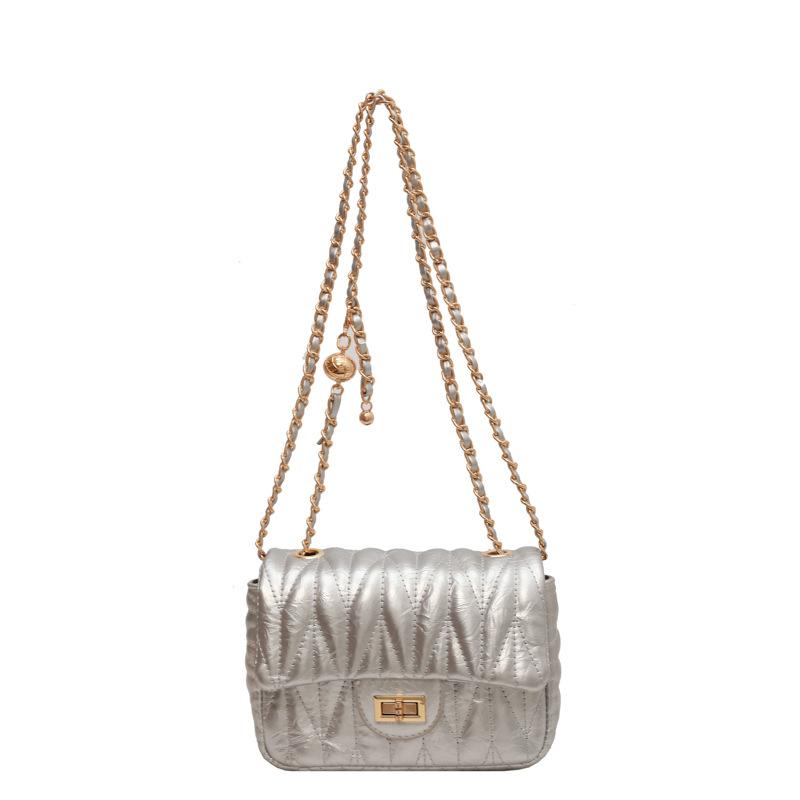 Fashion Sense Rhombus Chain Bag Niche Design Small Bag Women's New Women's Simple Trendy Fashion Messenger Bag