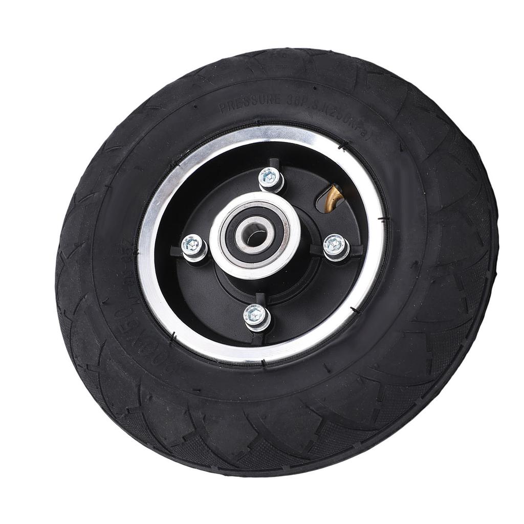 200x50 Tire 8 Inch X 2 Inch Electric Scooter Wheel 8 Inch Pneumatic Rubber Tire with Aluminum Alloy Rim Replacement for