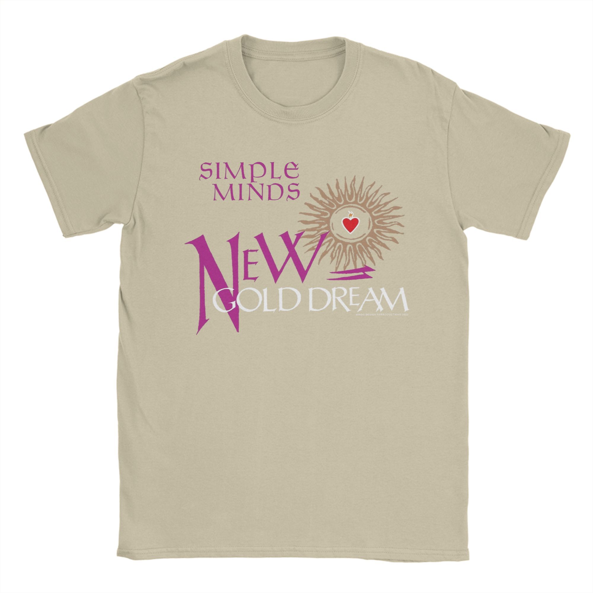 

Men T-Shirt Simple Minds New Gold Dream Awesome Cotton Tee Shirt Short Sleeve T Shirt Round Collar Clothing Birthday Present M