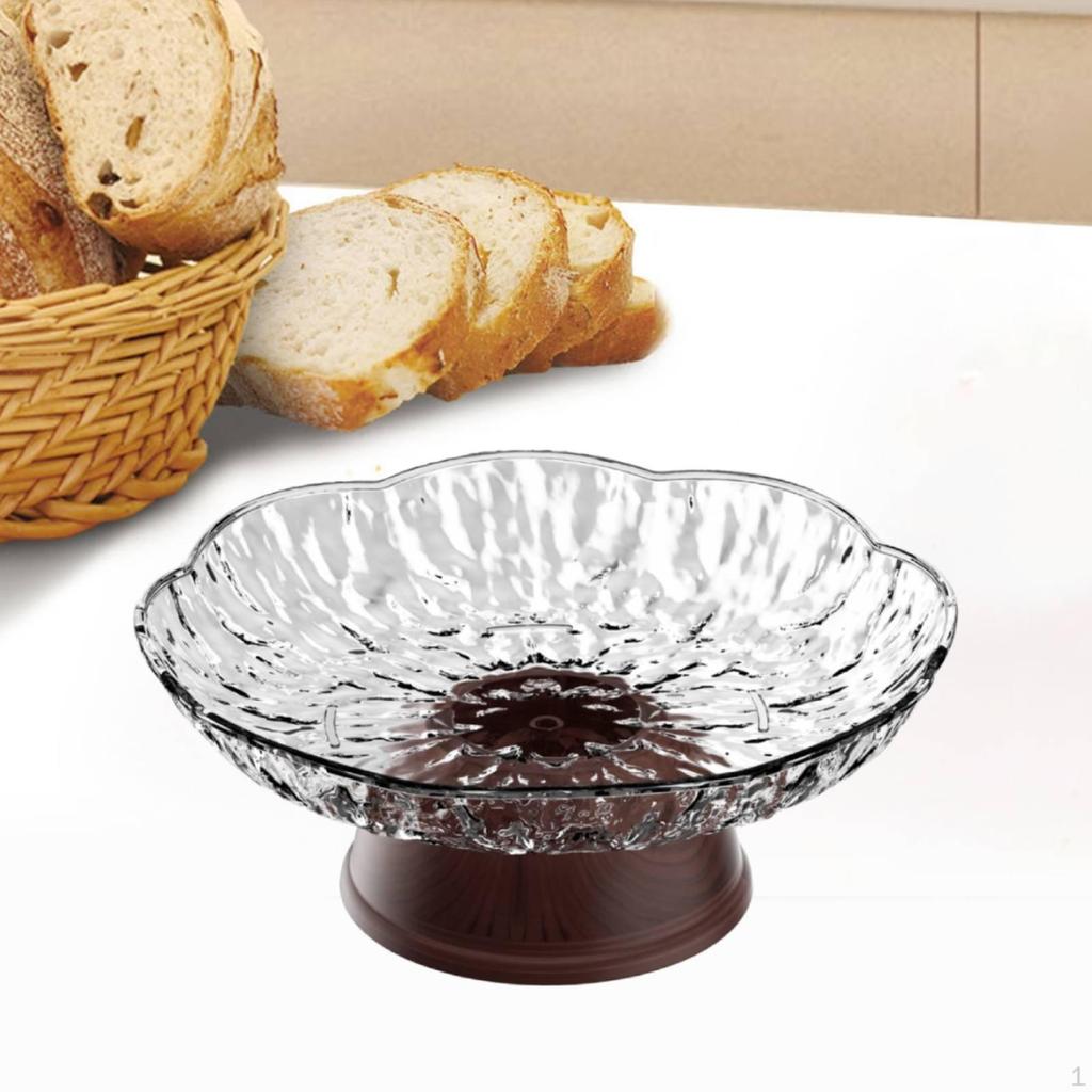 Artistically Designed Serving Bowl On A Pedestal, Decorative Fruit Stand, Elegant Snack Made of