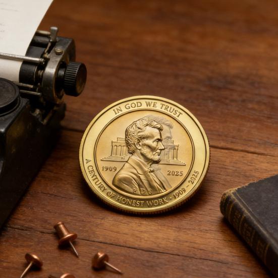 1/2/3Pcs Final Cent Tribute Coin End of An Era Penny 1793-2025 The Last Cent Collectible Coin Souvenir Token History Enthusiasts Keepsake Gift