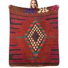Dekorativer Kilim, Navaho-Weberei, Gewebte Textil-Überwurfdecke Weiche Plüschdecke als Einweihungsgeschenk