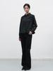 GENERALIDEA Round Collar Frill Blouse [Black] / Wbe3L03513
