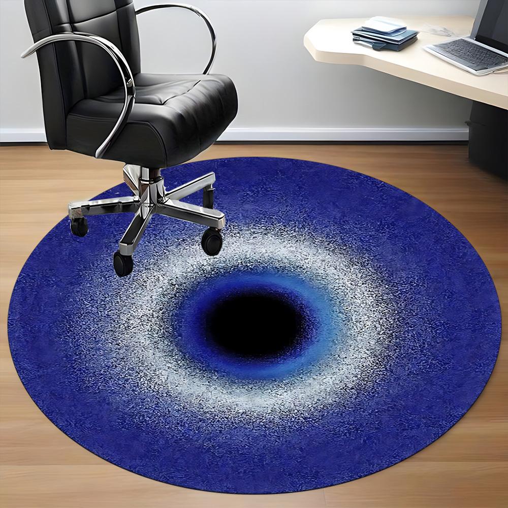 1pc Eye Iris Office Round Area Rug, Indoor Mat Suitable For Office, Under Office Chairs Bedroom Living Room Home Decor, Room Deco