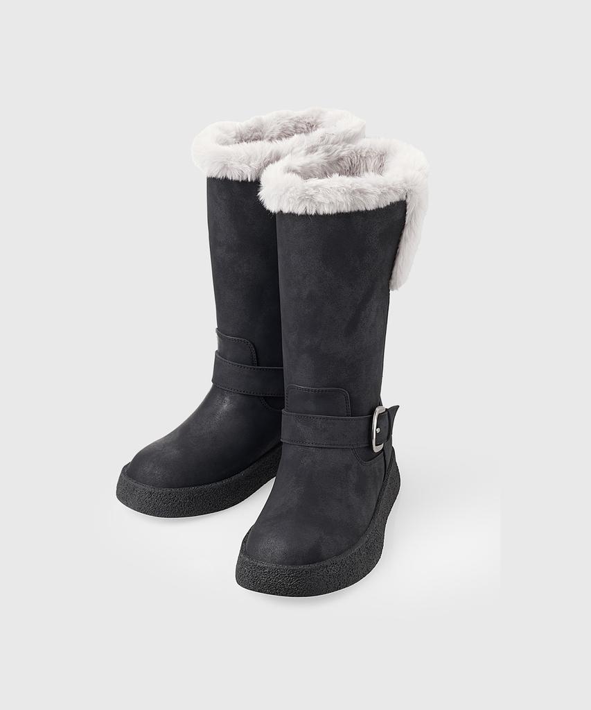 Kissa Real Sheepskin Two-Way Leather Boots H509303