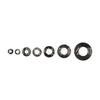 Boxed Set of 250 Nylon Flat Washers M2-M8 - High-Temperature Insulation Plastic Gaskets