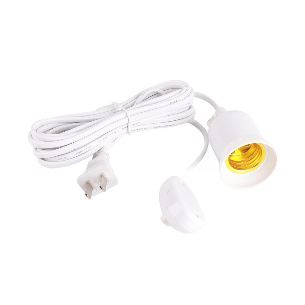 Household E27 Screw Head Wire Socket Electric Bulb Hanging Hanging Lampholder Wire