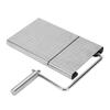 Cheese Cutter Block Stainless Steel Metal Slicing Tool Board with 6 Replacement Wires Scale for Butter Handmade Soap