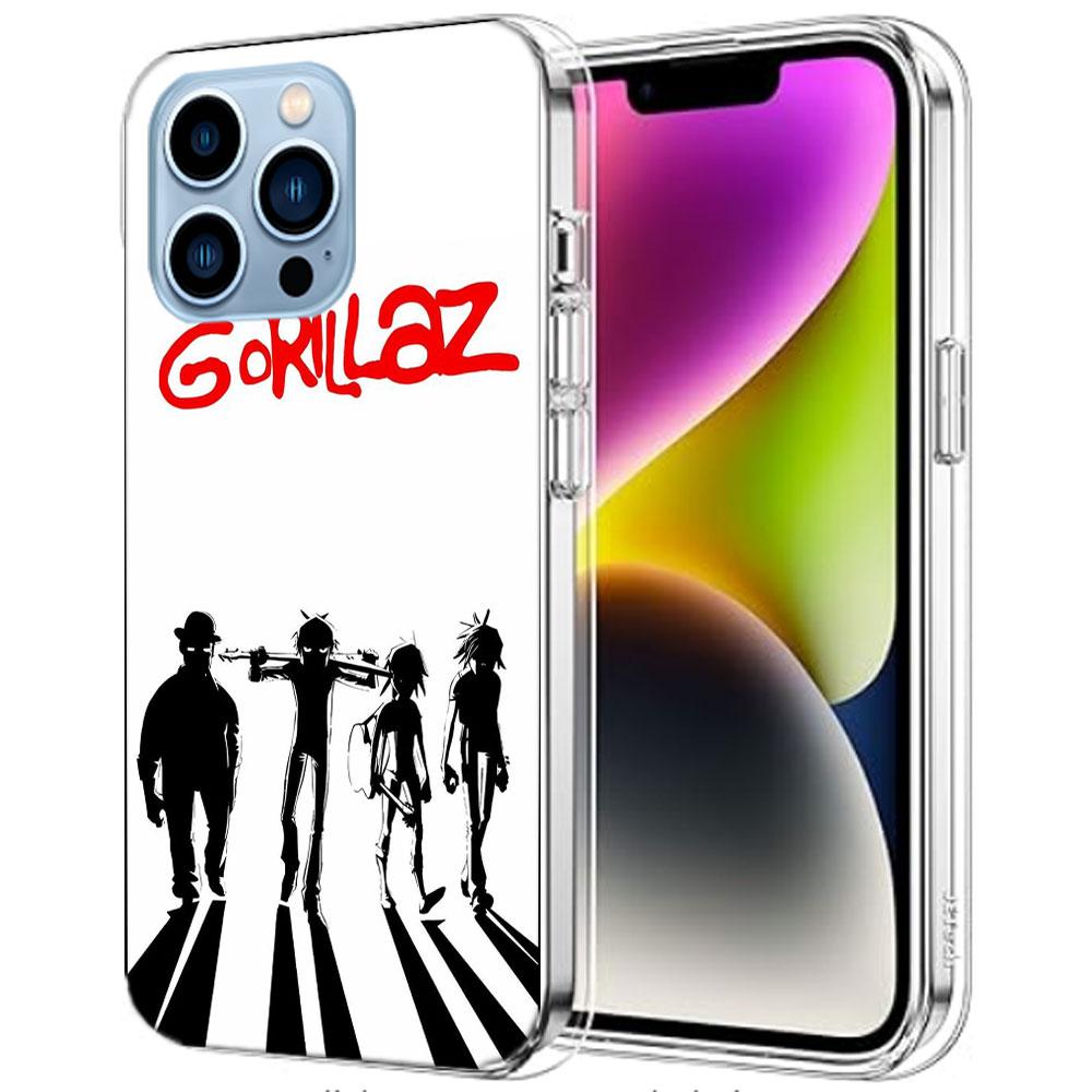 Gorillaz Anime Cases Phone Case For Iphone 17E 16E 17 Air 16 Pro Max 15 Pro 14 Plus 11 13 12 Mini Cover Cases Compatible with Su