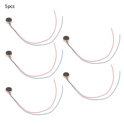 DC 3V 0.02W 0.08A Brush Micro Vibrating Motor Adhesive Flat Coin?8x3.4mm
