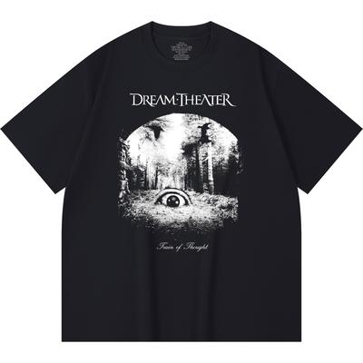 230 Gsm 100% Cotton Heavy Metal T-Shirt Rock Band Popular Music Print Unisex Heavy Cotton T Shirt
