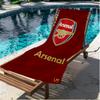 Football Team F.C Print Beach Towel, Versatile Lightweight Absorbent Beach Towel for Pool Surf Yoga Bathroom, Perfect Birthday Holiday Gift