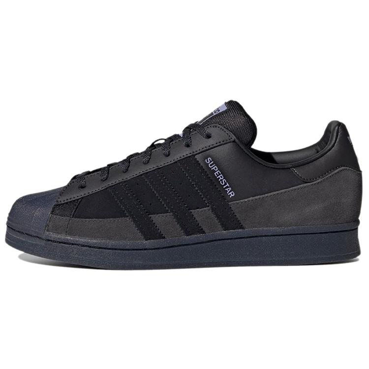 adidas originals Superstar Shoes Black Grey Blue Men s FX5564 EU 38