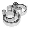 14Pcs Cake Ring Mold Stainless Steel Round Bread Cutter Mold Cooking Accessory for Kitchen