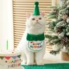 Pet Ins Wind Birthday Saliva Towel Cat Bib Scarf Dog Cat Hat