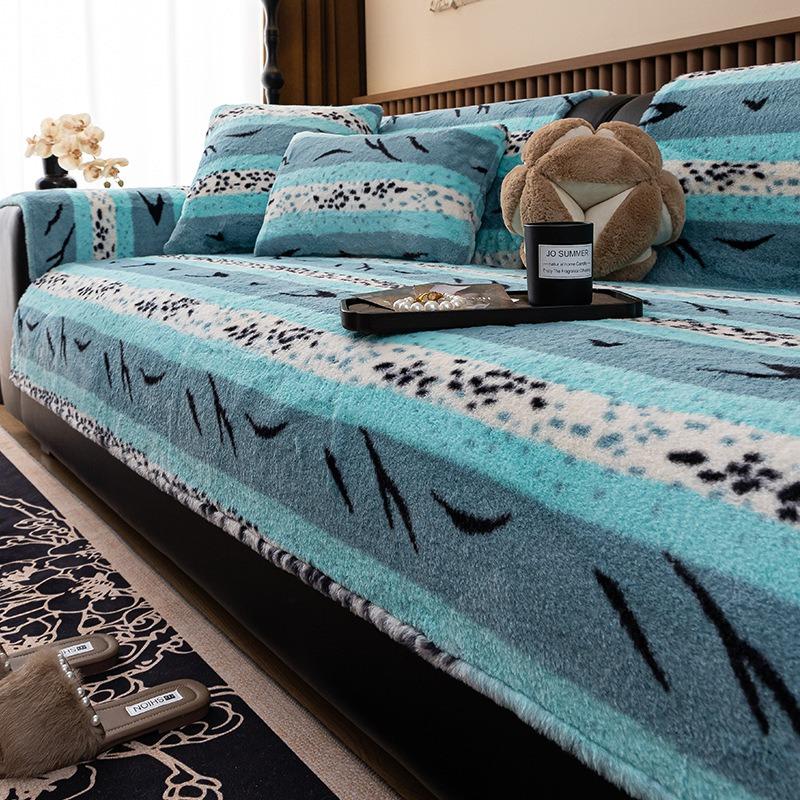 Autumn Sofa Cover Towel Modern Non-slip Bohemia Couch Seat Cushion Corner Towel Mats Floral Geometric Stripe Sofa Covers 1pcs