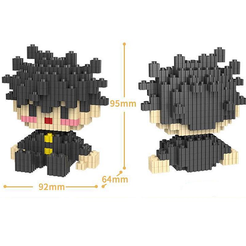 Fun Assembled Building Blocks Spell Counterattack Gojo Satoru Xia Youjie Japanese Knotweed Building Blocks Game Leisure Toys