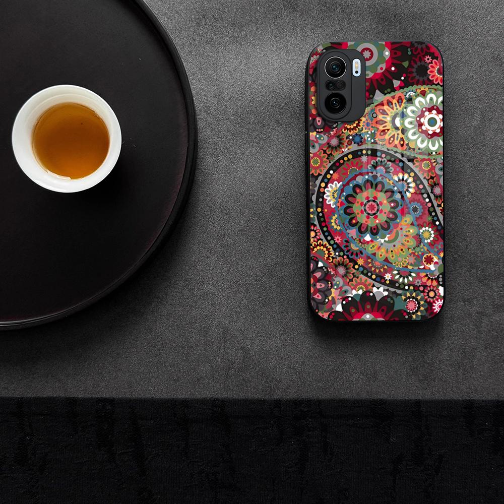 Cashew Flower Vera Bradley Phone Case Tempered Glass For Xiaomi 15 14 12 Lite Pro 13 11t Lite POCO M6 M5 X6 NFC F5 F6 Pro Cover