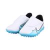 Nike Mercurial Vapor 15 Jr. Club TF Kids Soccer Shoes with Round Toe and Velcro Closure Kids Sneaker Blue White DJ5966-146