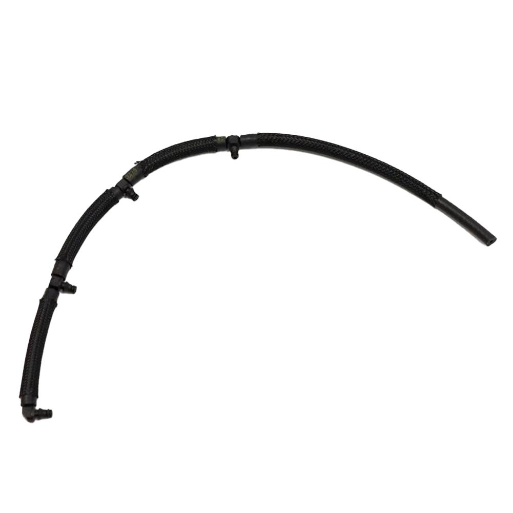 Rubber Return Pipe Leak-Off Return Pipe As Shown Compatible With Multiple Vehicles Direct Replacement Easy Installation