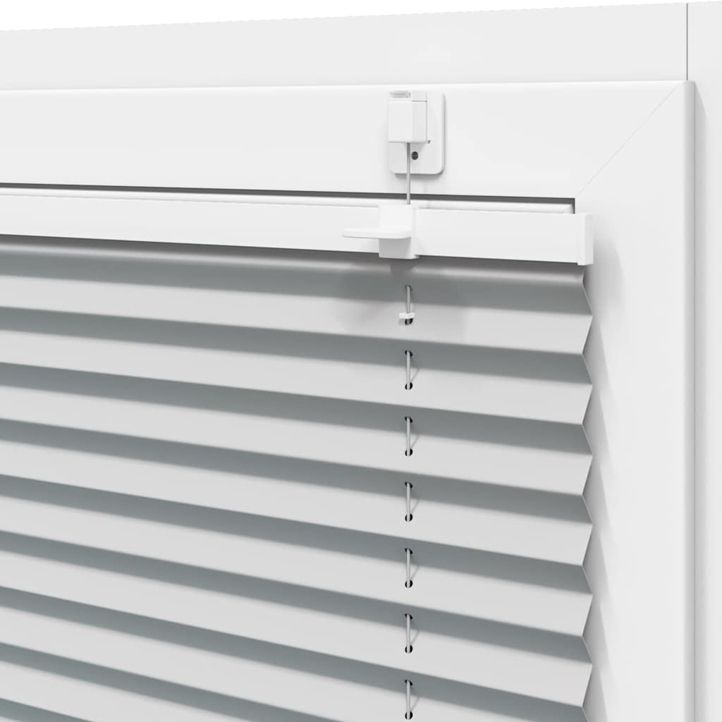 Pleated Blind Light Grey 120 X 150 Cm Fabric Width 119.4 Cm Polyester