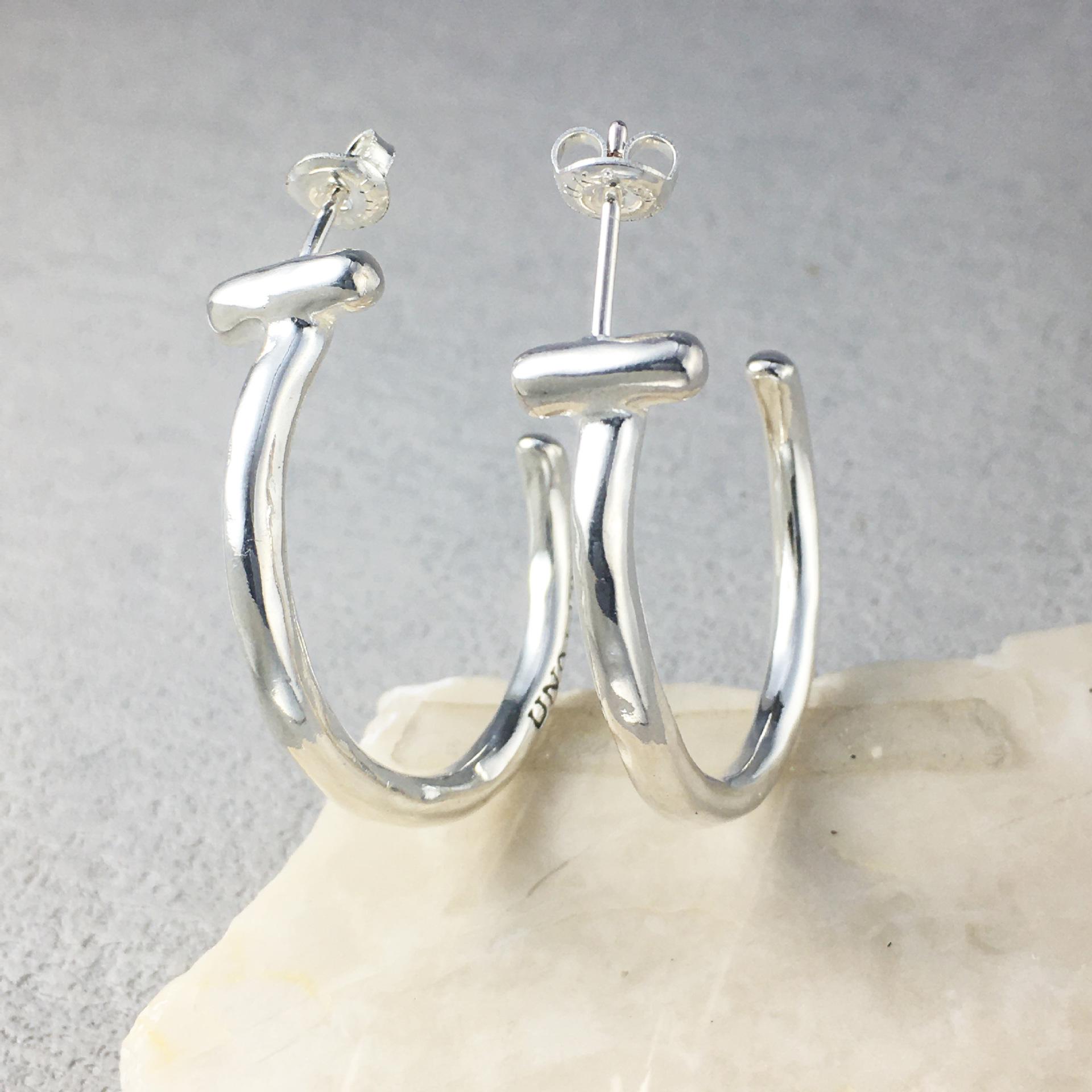 2024 UNOde50 Silver Plated Spanish Earrings - European  American Style Electroplated