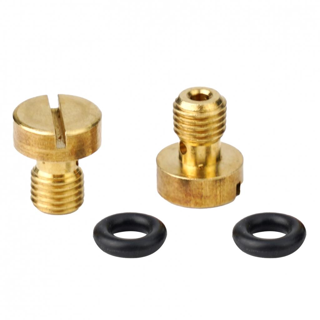 2Pcs Carburetor Drain Screw Float Bowl For Kawasaki KZ650/1000 CB350/400F