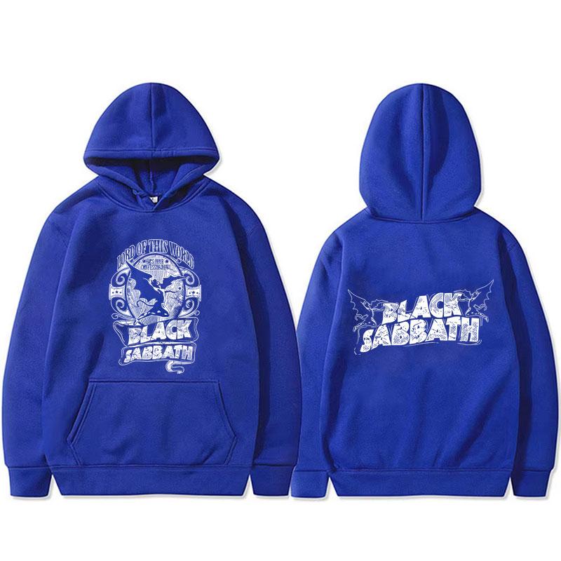 Heavy Metal Rock Band Black Sabbath Ozzy Osbourne Master of Reality Lord of This World Hoodie Men's Vintage Oversized