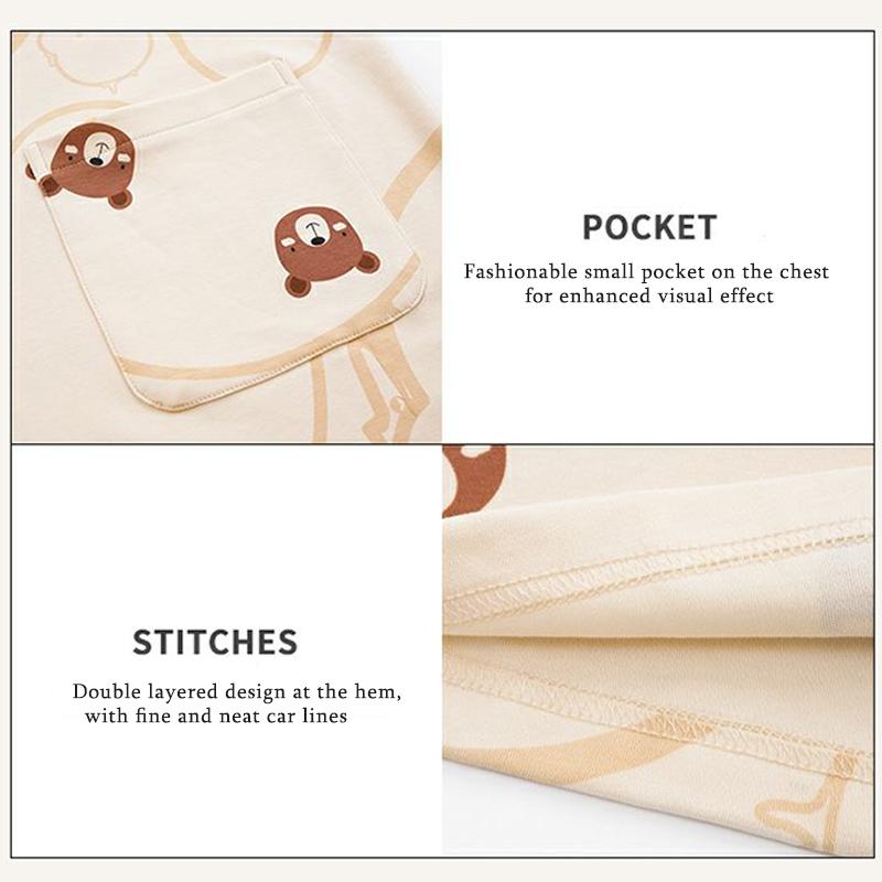 Pyjamas für Damen im Frühling und Herbst, Langarm-Set aus reiner Baumwolle, lockerer und süßer V-Ausschnitt, kann über dem Kimono und der Hauskleidung getragen werden