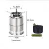 Portable Outdoor Wood Firewood Cooking Stove for Travel