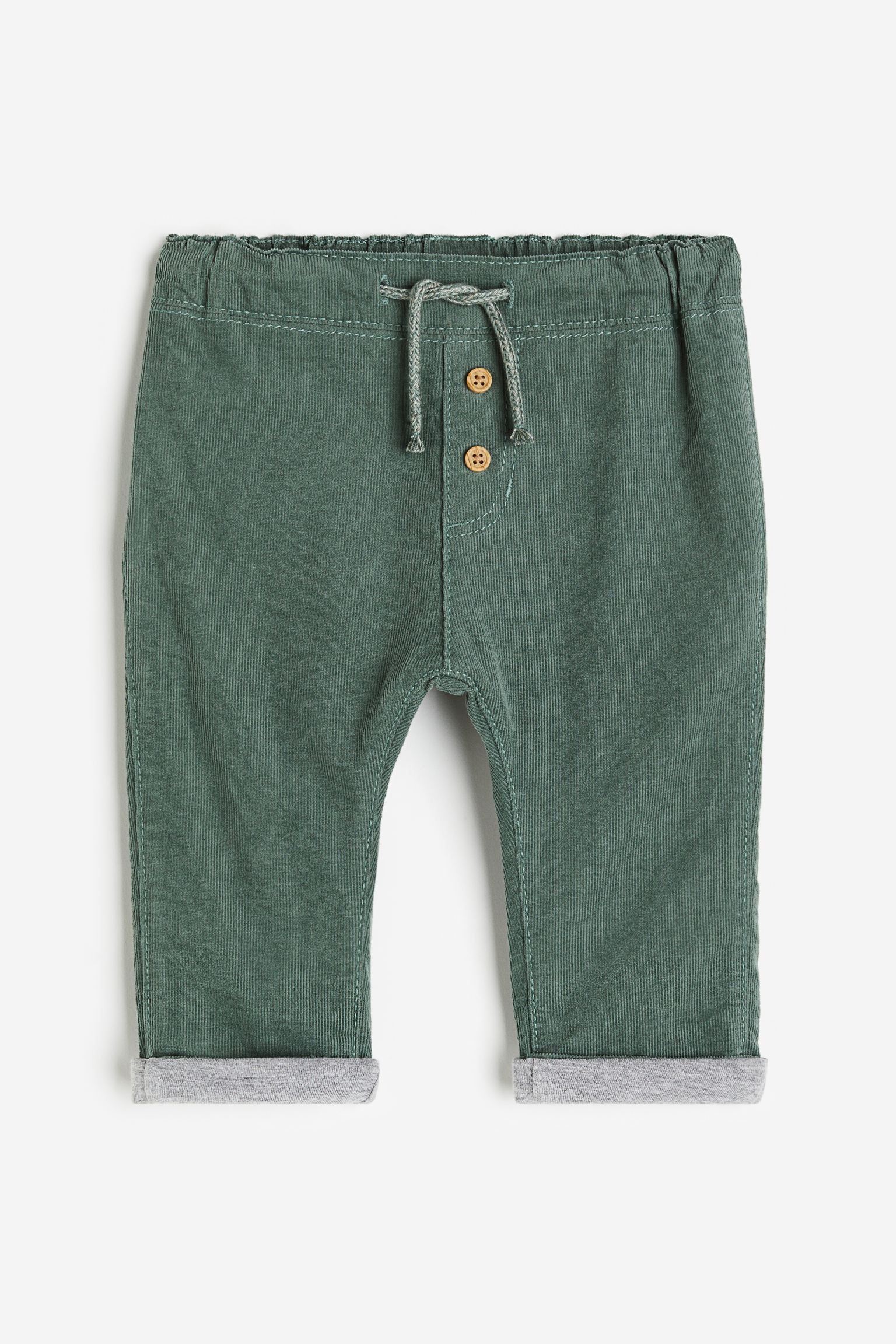 

Fully lined corduroy trousers