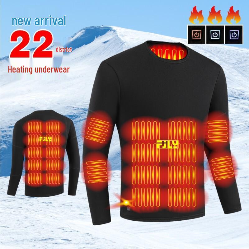 Intelligentes beheizbares Baumwolljacken- und Hosen-Set: Winterkleidung mit konstanter Temperatur