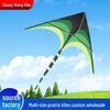 Łatwy w lataniu duży latawiec wiatrowy dla dzieci i dorosłych z długim preriowym ogonem