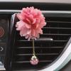 Flower Chain Ball Pendant Car Air Vent Freshener Perfume Clip Aroma Diffuser