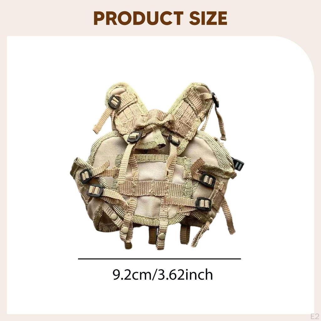 1:6 Scale Chest Rig Mini Training Vest Stylish Retro Miniature Pack, Clothes for 12'' Action