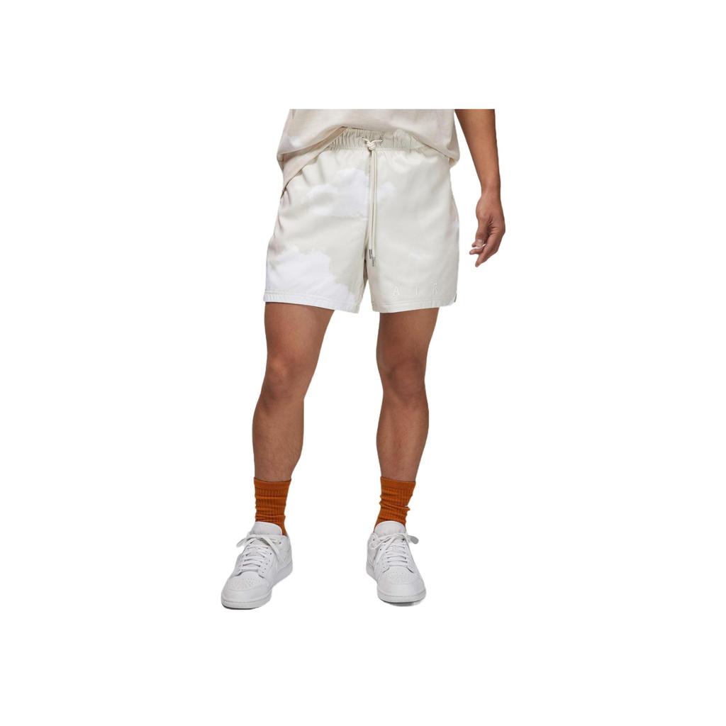 Jordan Cloud Print Breathable Straight-Leg Sports Shorts Men Shorts White DM1377-104