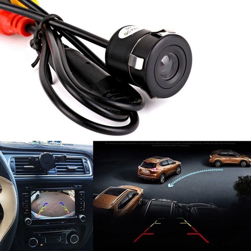Mini CCD 18.5mm Car Wide Angle Security Reversing Parking Rear View Camera Cam with Drill , Free Shipping