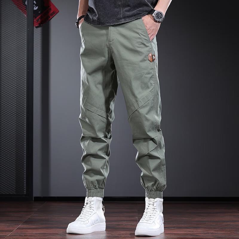 Jie Leinuo Men's Casual Cargo Jogger Pants